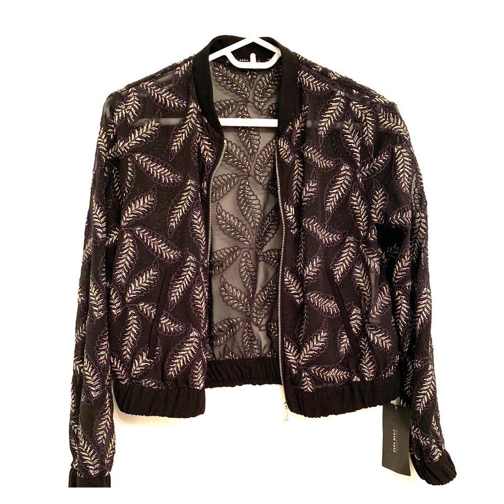 Zara cropped bomber